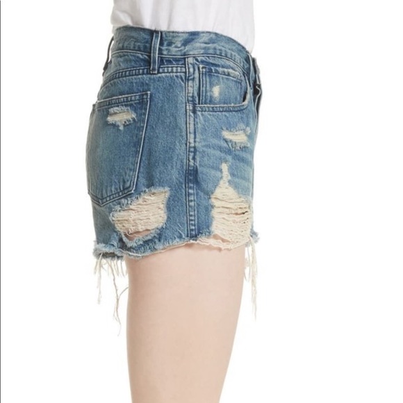 3 x 1 Made Here - W4 Carter Ripped Shorts - Picture 1 of 9
